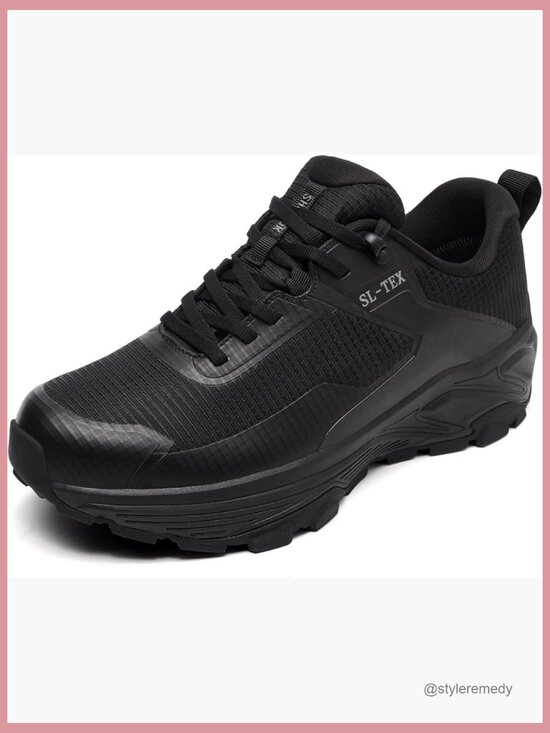 Waterproof Trail Running Shoes, Lightweight Non-Slip Breathable Hiking Sneaker